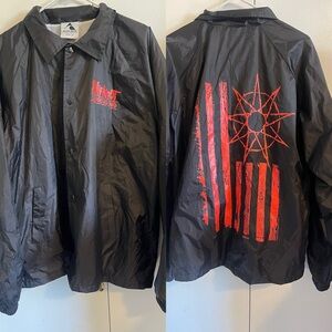 NWT Slipknot Summers Last Stand 2015 Tour Windbreaker Jacket